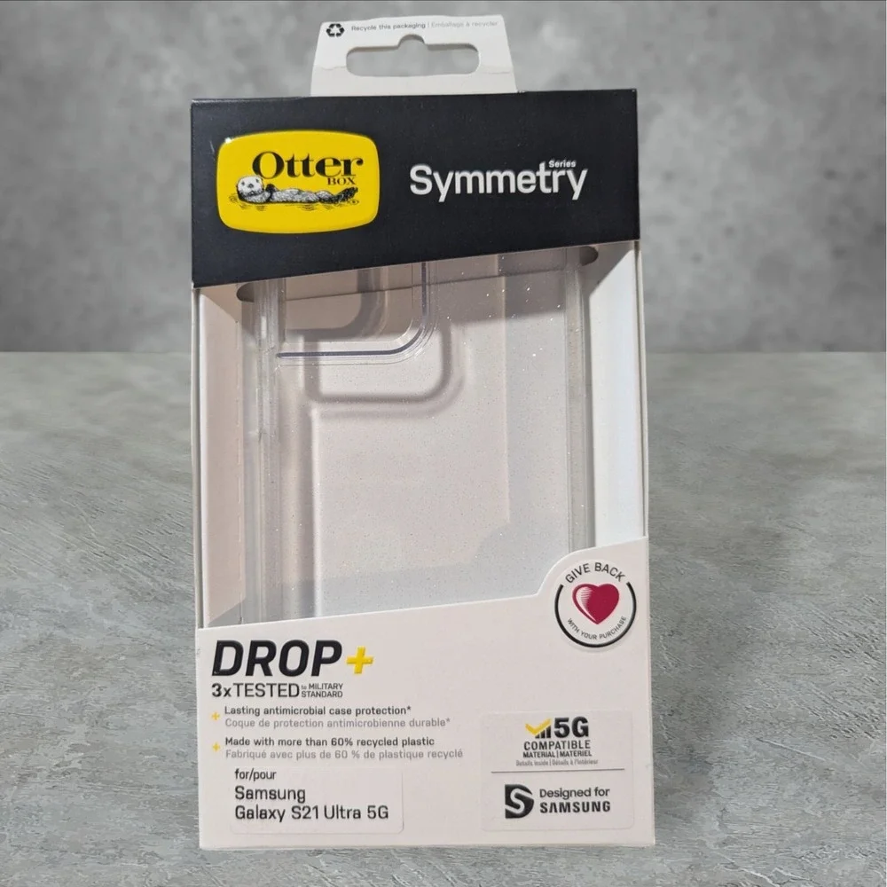 Y2. OtterBox Symmetry Case for Samsung Galaxy S21 Ultra 5G -‎ Stardust Glitter
